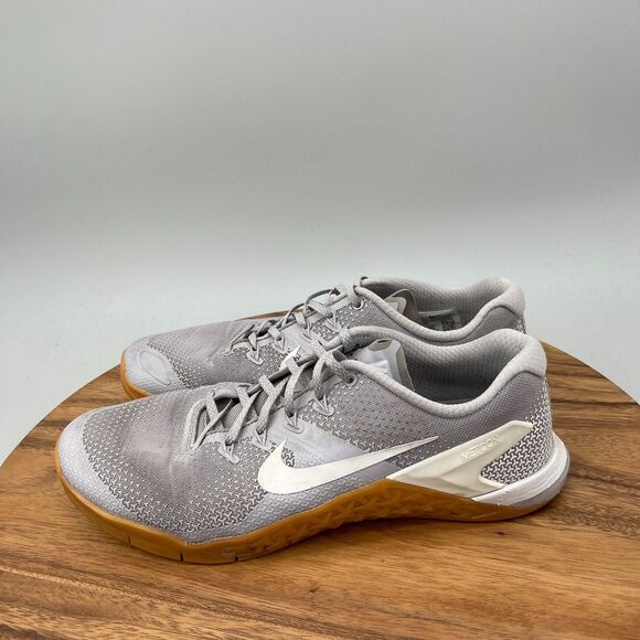 Nike Metcon 4 Shoes Mens Size 11.5 Gray Gum Workout Gym Training Lifting main image 5